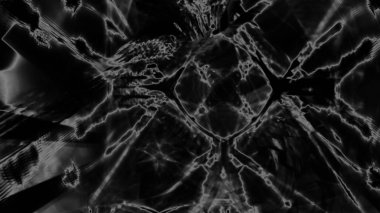 Fantezi kaotik renkli fraktal desen. Soyut Fraktal şekiller. 3D render resimde arka plan veya duvar kağıdı