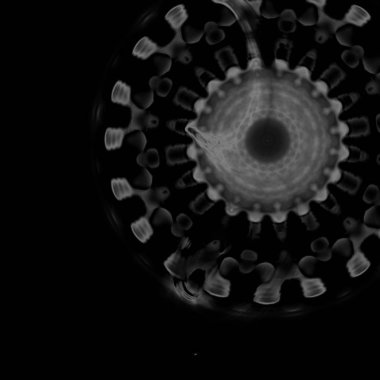 Fantezi kaotik renkli fraktal desen. Soyut Fraktal şekiller. 3D render resimde arka plan veya duvar kağıdı