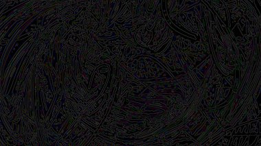 Fantezi kaotik renkli fraktal desen. Soyut Fraktal şekiller. 3D render resimde arka plan veya duvar kağıdı