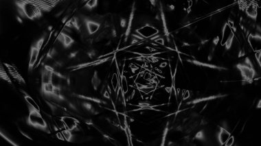 Fantezi kaotik renkli fraktal desen. Soyut Fraktal şekiller. 3D render resimde arka plan veya duvar kağıdı