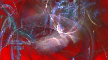 Fantezi kaotik renkli fraktal desen. Soyut Fraktal şekiller. 3D render resimde arka plan veya duvar kağıdı