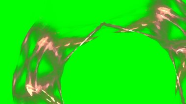 Fantezi kaotik renkli fraktal desen. Soyut Fraktal şekiller. 3D render resimde arka plan veya duvar kağıdı