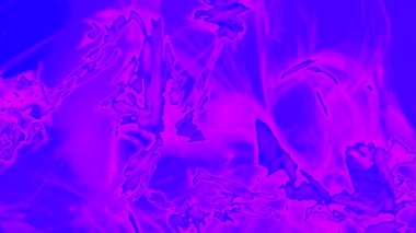 Fantezi kaotik renkli fraktal desen. Soyut Fraktal şekiller. 3D render resimde arka plan veya duvar kağıdı