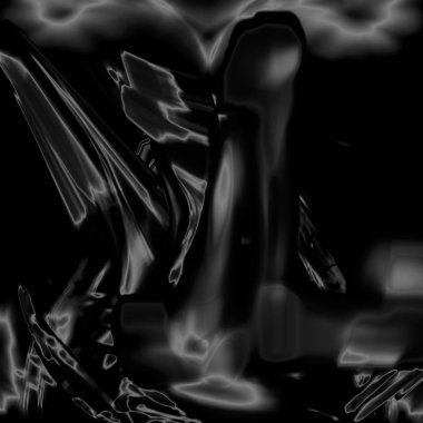 Fantezi kaotik renkli fraktal desen. Soyut Fraktal şekiller. 3D render resimde arka plan veya duvar kağıdı