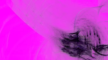 Fantezi kaotik renkli fraktal desen. Soyut Fraktal şekiller. 3D render resimde arka plan veya duvar kağıdı