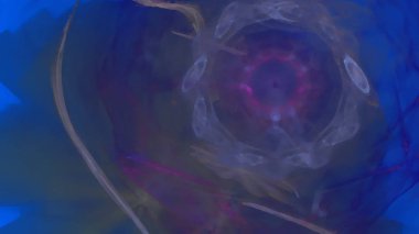 Fantezi kaotik renkli fraktal desen. Soyut Fraktal şekiller. 3D render resimde arka plan veya duvar kağıdı