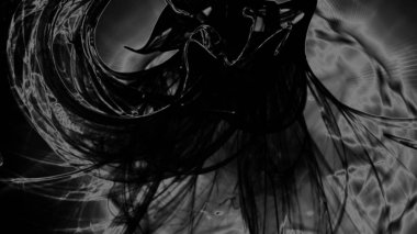 Fantezi kaotik renkli fraktal desen. Soyut Fraktal şekiller. 3D render resimde arka plan veya duvar kağıdı