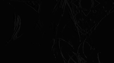 Fantezi kaotik renkli fraktal desen. Soyut Fraktal şekiller. 3D render resimde arka plan veya duvar kağıdı