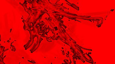 Fantezi kaotik renkli fraktal desen. Soyut Fraktal şekiller. 3D render resimde arka plan veya duvar kağıdı