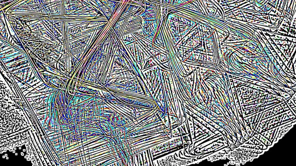 Fantasie chaotische kleurrijke fractale patroon. Abstracte fractale vormen. 3D rendering afbeelding achtergrond of behang — Stockfoto