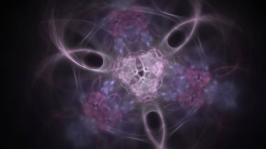 Fantezi kaotik renkli fraktal desen. Soyut Fraktal şekiller. 3D render resimde arka plan veya duvar kağıdı