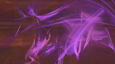 Fantezi kaotik renkli fraktal desen. Soyut Fraktal şekiller. 3D render resimde arka plan veya duvar kağıdı