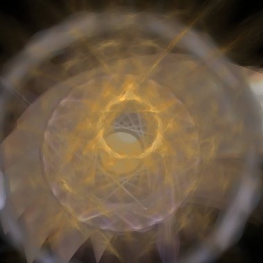 Fantezi kaotik renkli fraktal desen. Soyut Fraktal şekiller. 3D render resimde arka plan veya duvar kağıdı