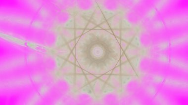 Fantezi kaotik renkli fraktal desen. Soyut Fraktal şekiller. 3D render resimde arka plan veya duvar kağıdı