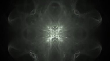 Fantezi kaotik renkli fraktal desen. Soyut Fraktal şekiller. 3D render resimde arka plan veya duvar kağıdı