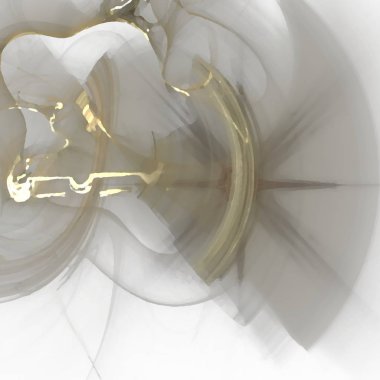 Fantezi kaotik renkli fraktal desen. Soyut Fraktal şekiller. 3D render resimde arka plan veya duvar kağıdı