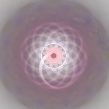 Fantezi kaotik renkli fraktal desen. Soyut Fraktal şekiller. 3D render resimde arka plan veya duvar kağıdı