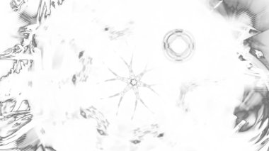 Fantezi kaotik renkli fraktal desen. Soyut Fraktal şekiller. 3D render resimde arka plan veya duvar kağıdı