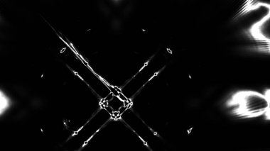 Fantezi kaotik renkli fraktal desen. Soyut Fraktal şekiller. 3D render resimde arka plan veya duvar kağıdı