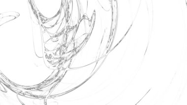 Fantezi kaotik renkli fraktal desen. Soyut Fraktal şekiller. 3D render resimde arka plan veya duvar kağıdı