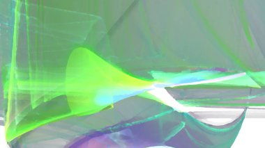 Fantezi kaotik renkli fraktal desen. Soyut Fraktal şekiller. 3D render resimde arka plan veya duvar kağıdı