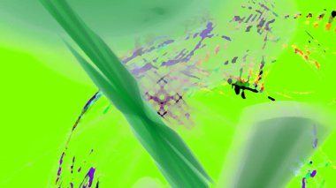 Fantezi kaotik renkli fraktal desen. Soyut Fraktal şekiller. 3D render resimde arka plan veya duvar kağıdı