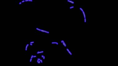 Fantezi kaotik renkli fraktal desen. Soyut Fraktal şekiller. 3D render resimde arka plan veya duvar kağıdı