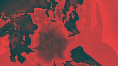 Fantezi kaotik renkli fraktal desen. Soyut Fraktal şekiller. 3D render resimde arka plan veya duvar kağıdı