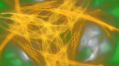 Fantezi kaotik renkli fraktal desen. Soyut Fraktal şekiller. 3D render resimde arka plan veya duvar kağıdı