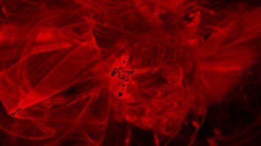 Fantezi kaotik renkli fraktal desen. Soyut Fraktal şekiller. 3D render resimde arka plan veya duvar kağıdı