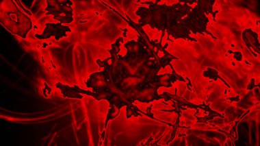 Fantezi kaotik renkli fraktal desen. Soyut Fraktal şekiller. 3D render resimde arka plan veya duvar kağıdı