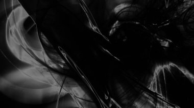 Fantezi kaotik renkli fraktal desen. Soyut Fraktal şekiller. 3D render resimde arka plan veya duvar kağıdı