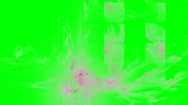 Fantezi kaotik renkli fraktal desen. Soyut Fraktal şekiller. 3D render resimde arka plan veya duvar kağıdı