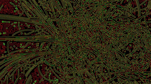 Fantasie chaotische kleurrijke fractale patroon. Abstracte fractale vormen. 3D rendering afbeelding achtergrond of behang — Stockfoto