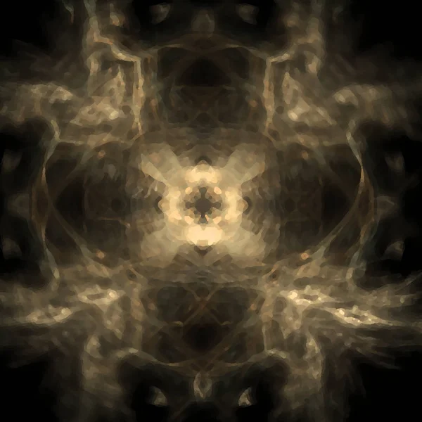 Fantezi kaotik renkli fraktal desen. Soyut Fraktal şekiller. 3D render resimde arka plan veya duvar kağıdı