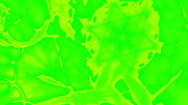 Fantezi kaotik renkli fraktal desen. Soyut Fraktal şekiller. 3D render resimde arka plan veya duvar kağıdı