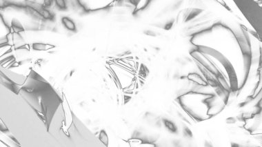 Fantezi kaotik renkli fraktal desen. Soyut Fraktal şekiller. 3D render resimde arka plan veya duvar kağıdı