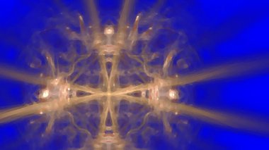 Fantezi kaotik renkli fraktal desen. Soyut Fraktal şekiller. 3D render resimde arka plan veya duvar kağıdı