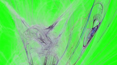 Fantezi kaotik renkli fraktal desen. Soyut Fraktal şekiller. 3D render resimde arka plan veya duvar kağıdı