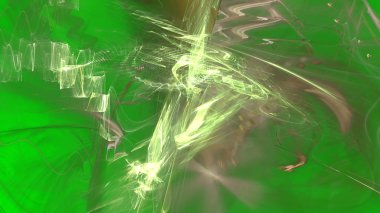 Fantezi kaotik renkli fraktal desen. Soyut Fraktal şekiller. 3D render resimde arka plan veya duvar kağıdı