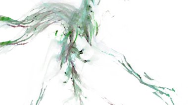 Fantezi kaotik renkli fraktal desen. Soyut Fraktal şekiller. 3D render resimde arka plan veya duvar kağıdı