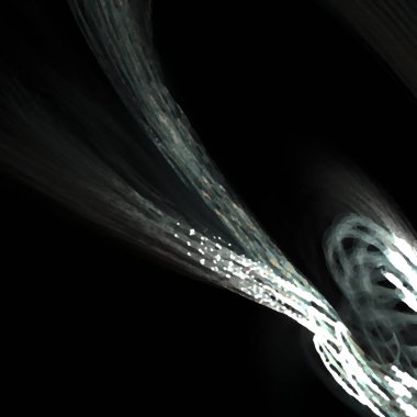 Fantezi kaotik renkli fraktal desen. Soyut Fraktal şekiller. 3D render resimde arka plan veya duvar kağıdı