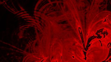 Fantezi kaotik renkli fraktal desen. Soyut Fraktal şekiller. 3D render resimde arka plan veya duvar kağıdı