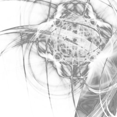 Fantezi kaotik renkli fraktal desen. Soyut Fraktal şekiller. 3D render resimde arka plan veya duvar kağıdı