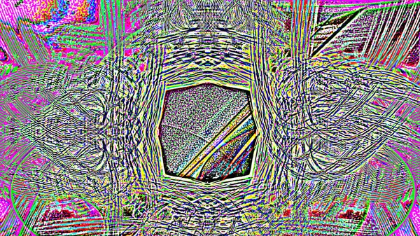 Fantasie chaotische kleurrijke fractale patroon. Abstracte fractale vormen. 3D rendering afbeelding achtergrond of behang — Stockfoto