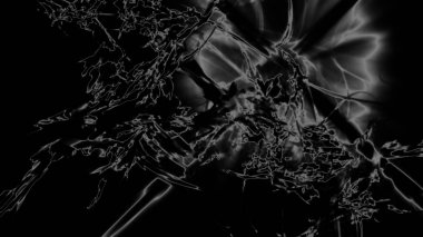 Fantezi kaotik renkli fraktal desen. Soyut Fraktal şekiller. 3D render resimde arka plan veya duvar kağıdı