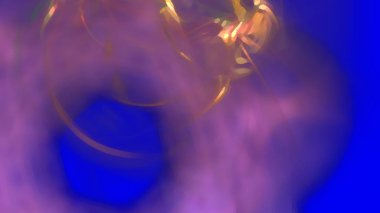 Fantezi kaotik renkli fraktal desen. Soyut Fraktal şekiller. 3D render resimde arka plan veya duvar kağıdı