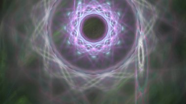 Fantezi kaotik renkli fraktal desen. Soyut Fraktal şekiller. 3D render resimde arka plan veya duvar kağıdı