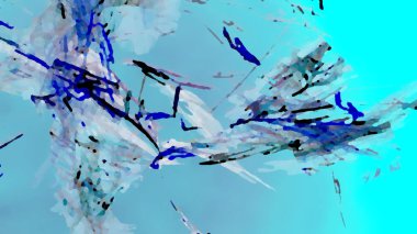 Fantezi kaotik renkli fraktal desen. Soyut Fraktal şekiller. 3D render resimde arka plan veya duvar kağıdı