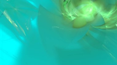 Fantezi kaotik renkli fraktal desen. Soyut Fraktal şekiller. 3D render resimde arka plan veya duvar kağıdı